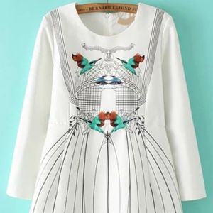 White Versailles Dress